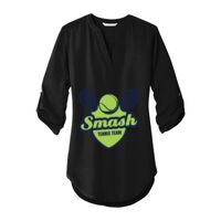 Ladies 3/4 Sleeve Tunic Blouse Thumbnail