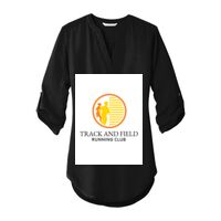 Ladies 3/4 Sleeve Tunic Blouse Thumbnail