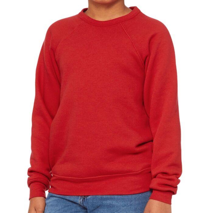 Youth Sponge Fleece Raglan Sweatshirt Thumbnail