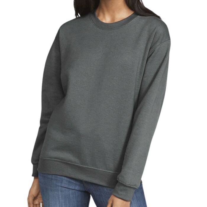 Adult Softstyle® Fleece Crew Sweatshirt Thumbnail