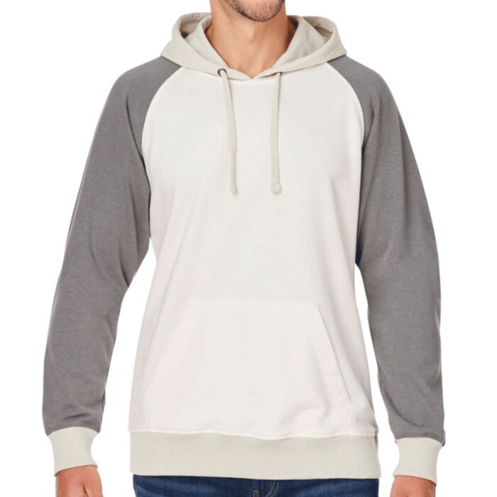 Unisex Vintage Tricolor Hooded Sweatshirt Thumbnail