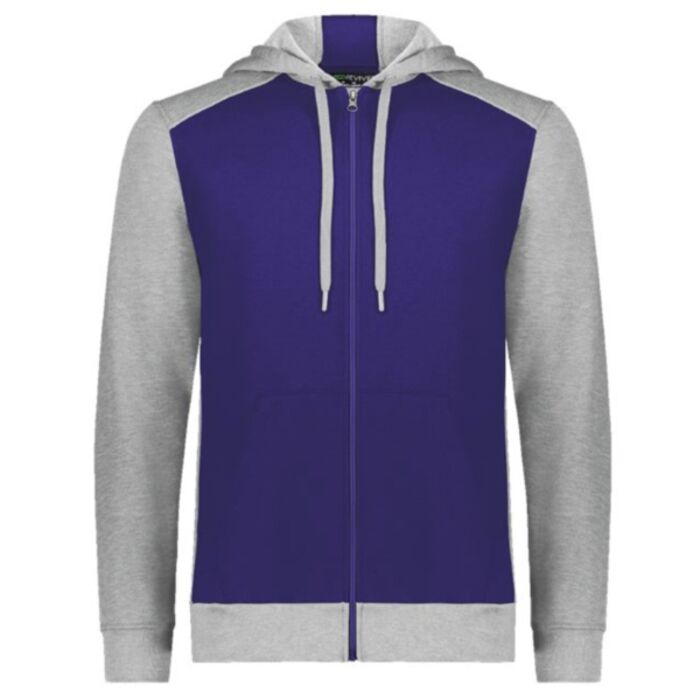 Youth Eco Revive™ Three-Season Triblend Fleece Full-Zip Hooded Sweatshirt Thumbnail