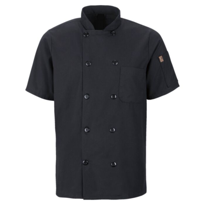 Mimix™ Short Sleeve Chef Coat with OilBlok Thumbnail