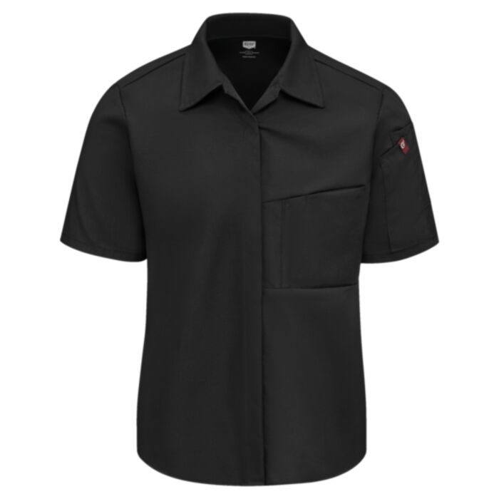 Women's Poplin Airflow Cook Shirt with OilBlok Thumbnail