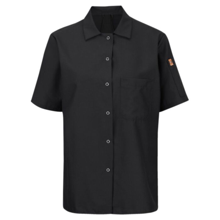 Women's Mimix™ Short Sleeve Cook Shirt with OilBlok Thumbnail