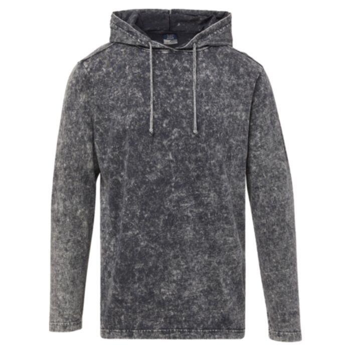 Loco Mineral Wash Hooded Long Sleeve T-Shirt Thumbnail