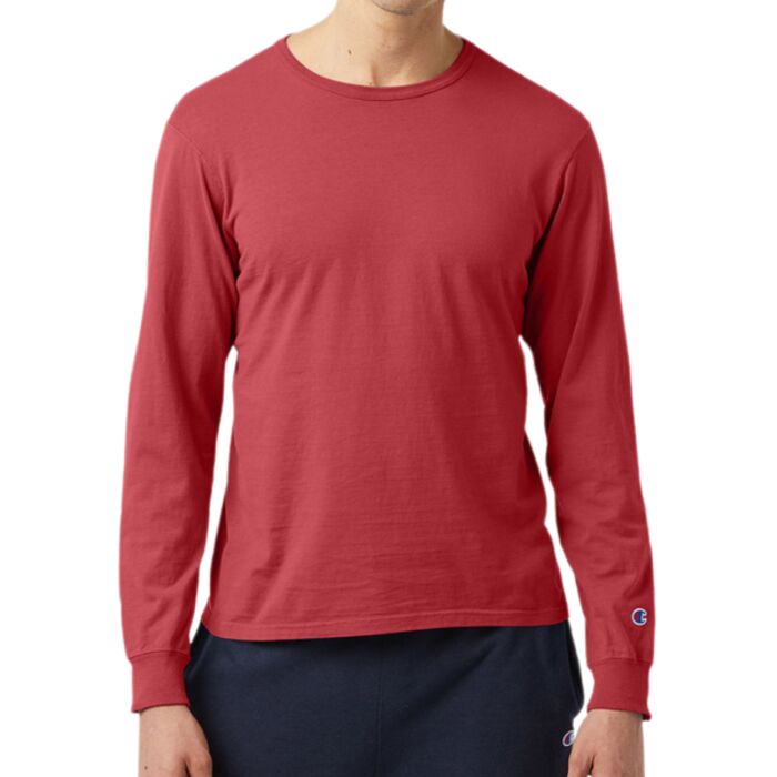 Unisex Long-Sleeve Garment Dyed T-Shirt Thumbnail