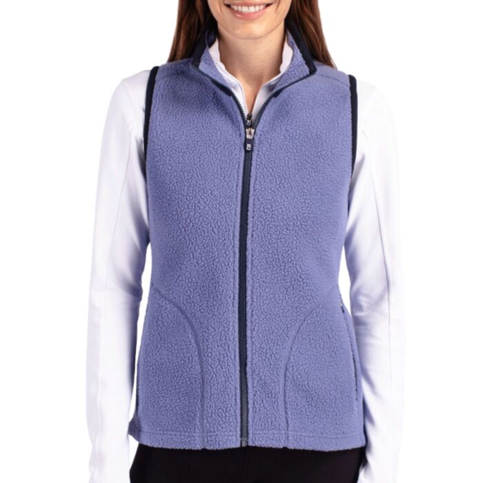 Cutter & Buck Cascade Eco Sherpa Fleece Womens Vest Thumbnail