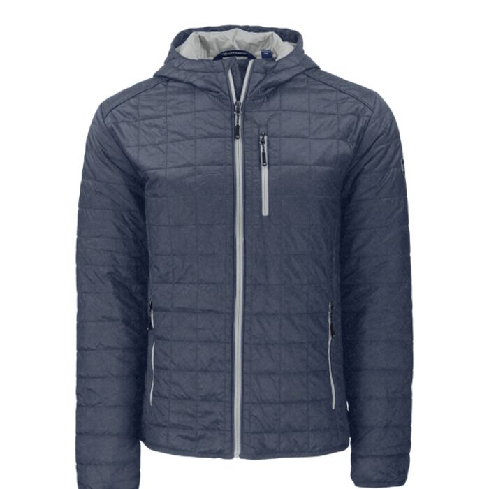 Cutter & Buck Rainier Primaloft Eco Mens Full Zip Hooded Jacket Thumbnail