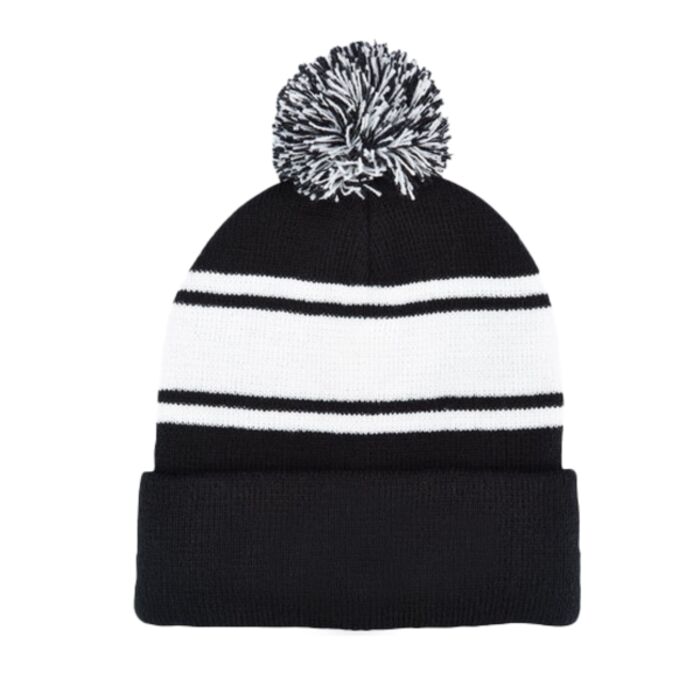 Knit Beanie With Pom Pom Thumbnail