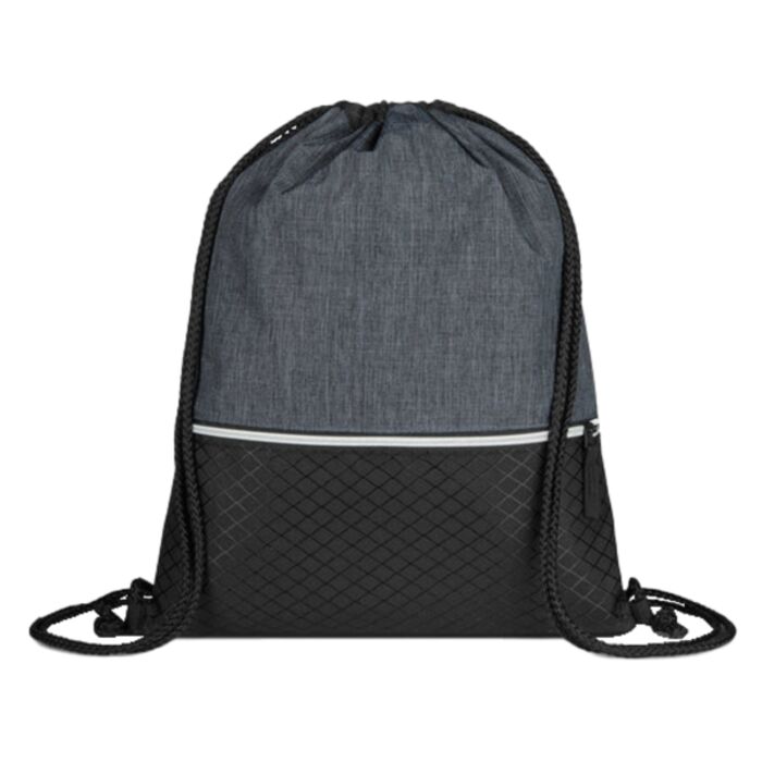 Crosshatch Heather Drawstring Backpack Thumbnail