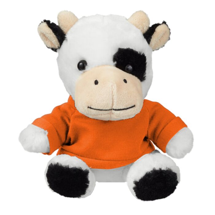 7" Plush Cow With T-Shirt Thumbnail