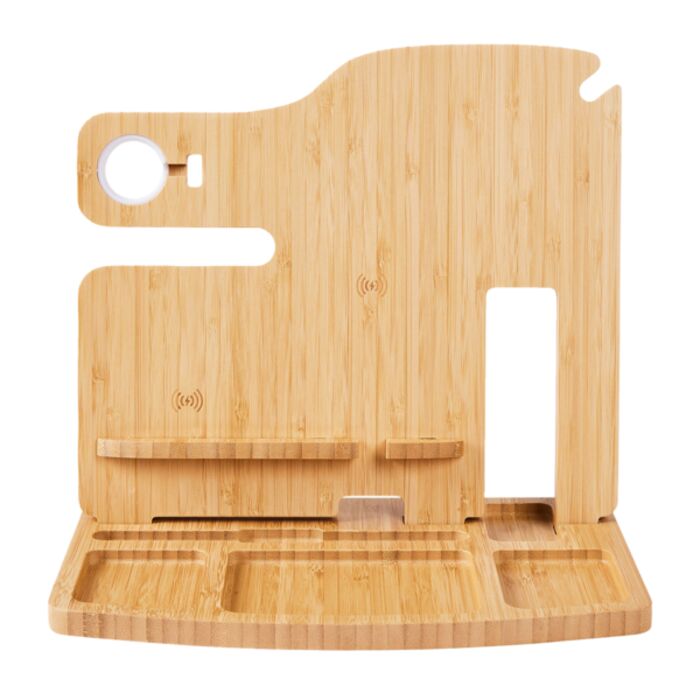 Portia Bamboo Charging Valet Station Thumbnail