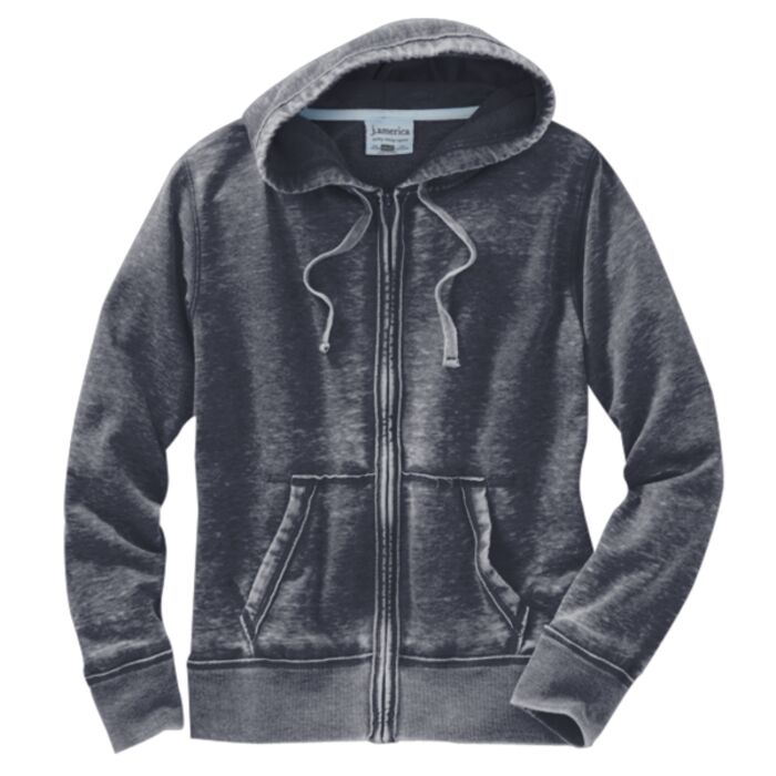 Adult Vintage Zen Full-Zip Fleece Hooded Sweatshirt Thumbnail