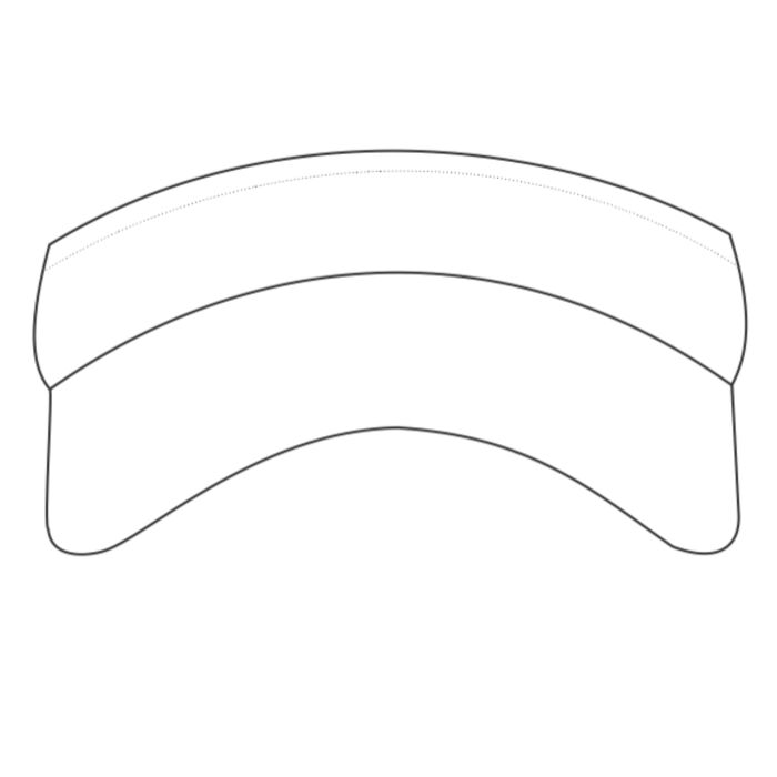 Sport Visor with Mesh Thumbnail