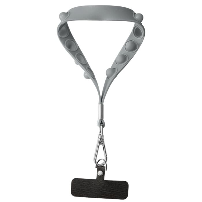 Push Pop Wrist Strap Keychain With Phone Holder Thumbnail