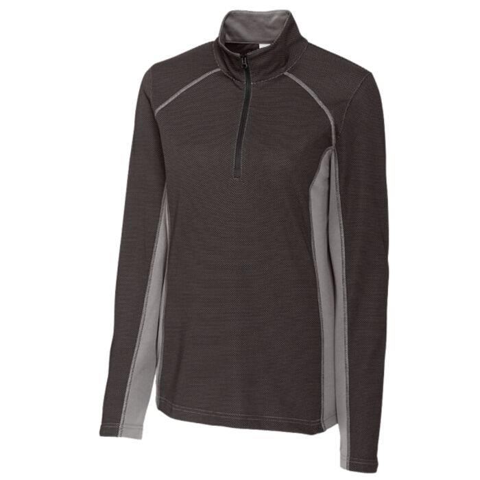 Clique Ice Pique Colorblock Womens Half Zip Tech Pullover Thumbnail