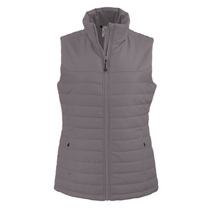Clique Elevation Eco Full Zip Womens Puffer Vest Thumbnail