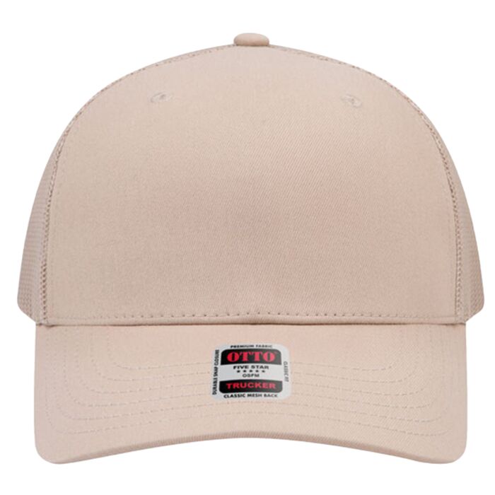 OTTO CAP Seamless 6 Panel Mid Profile Mesh Back Trucker Hat Thumbnail