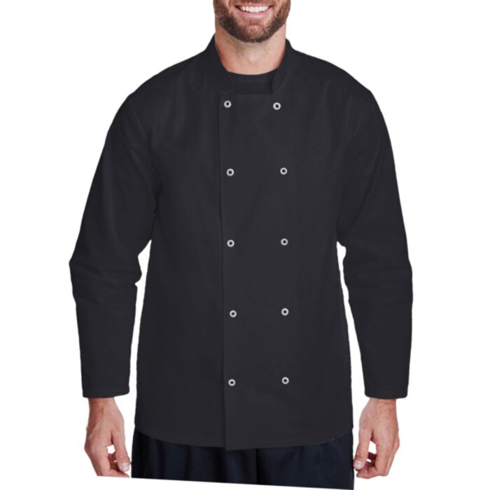 Unisex Ten Studded Front Chef Coat Thumbnail