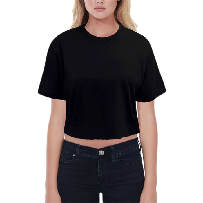 Women's Crop Boyfriend T-Shirt Thumbnail