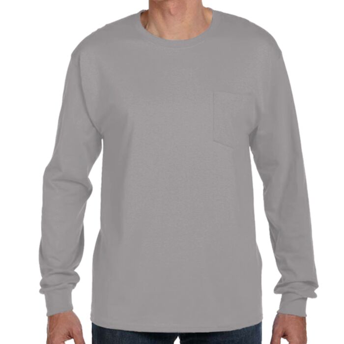 Men's Authentic-T Long-Sleeve Pocket T-Shirt Thumbnail