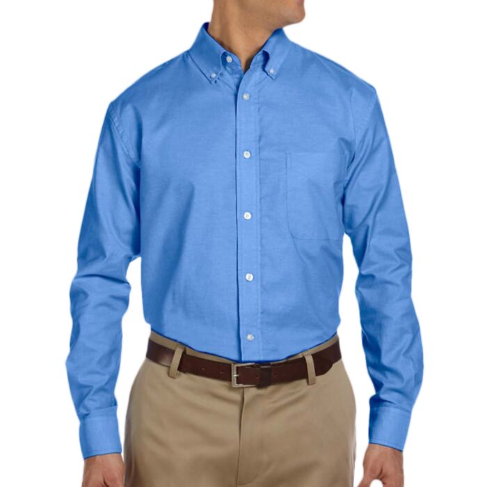 Men's Long-Sleeve Oxford with Stain-Release Thumbnail