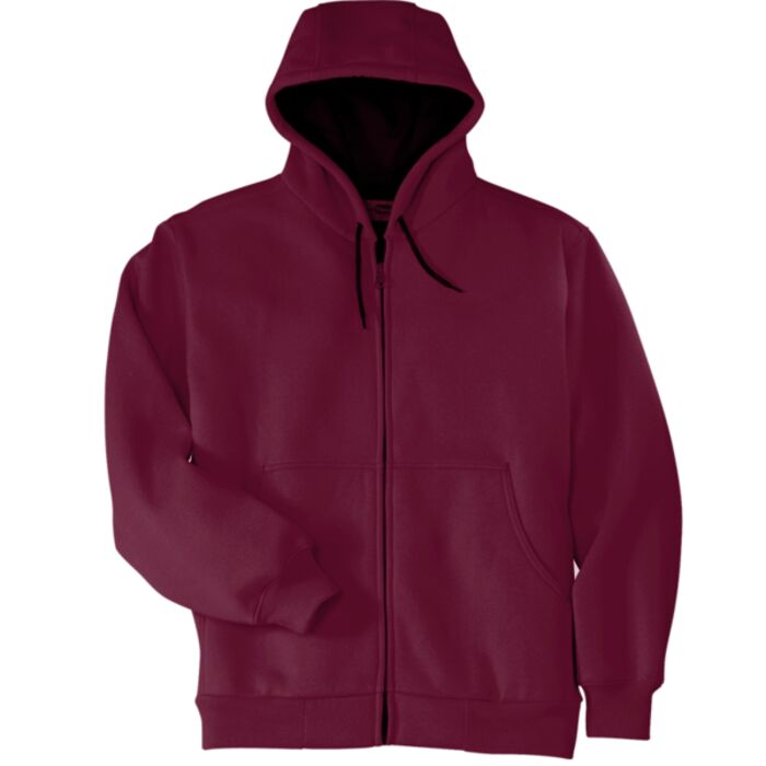 Adult NuBlend® Fleece Full-Zip Hooded Sweatshirt Thumbnail