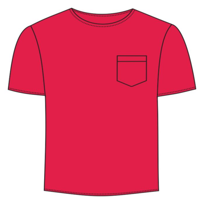 Adult Short-Sleeve Tee with Pocket Thumbnail
