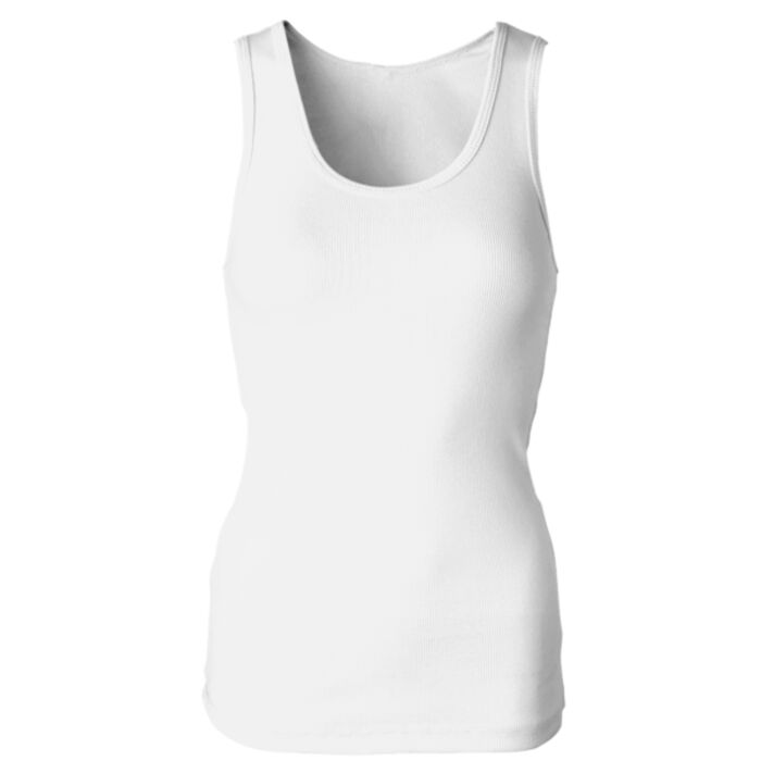 +CANVAS Ladies' 2x1 Rib Racerback Longer Length Tank Thumbnail