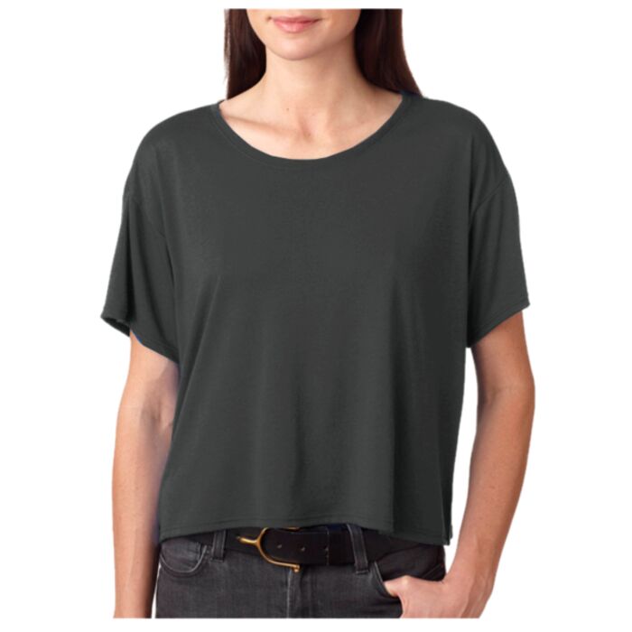 +CANVAS Ladies' Flowy Boxy Tee Thumbnail