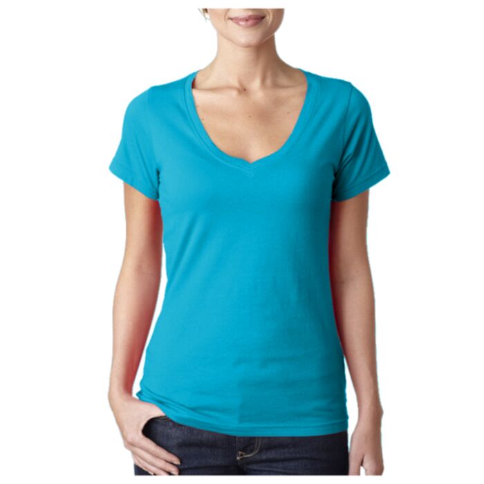 Ladies’ Featherweight V-Neck Tee Thumbnail