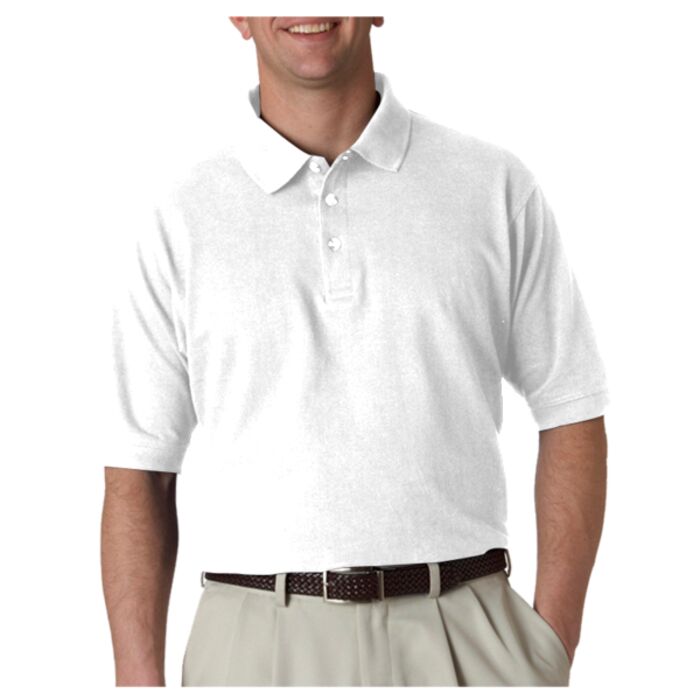 UltraClub Adult Tall Classic Piqué Polo Thumbnail
