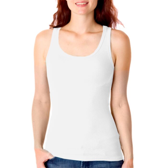 +CANVAS Ladies' Sheer Mini Rib Tank Thumbnail
