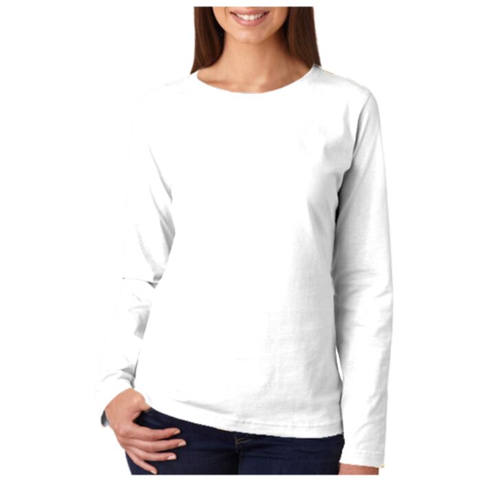 LA T Ladies’ Combed Ring-Spun Jersey Long-Sleeve T-Shirt Thumbnail