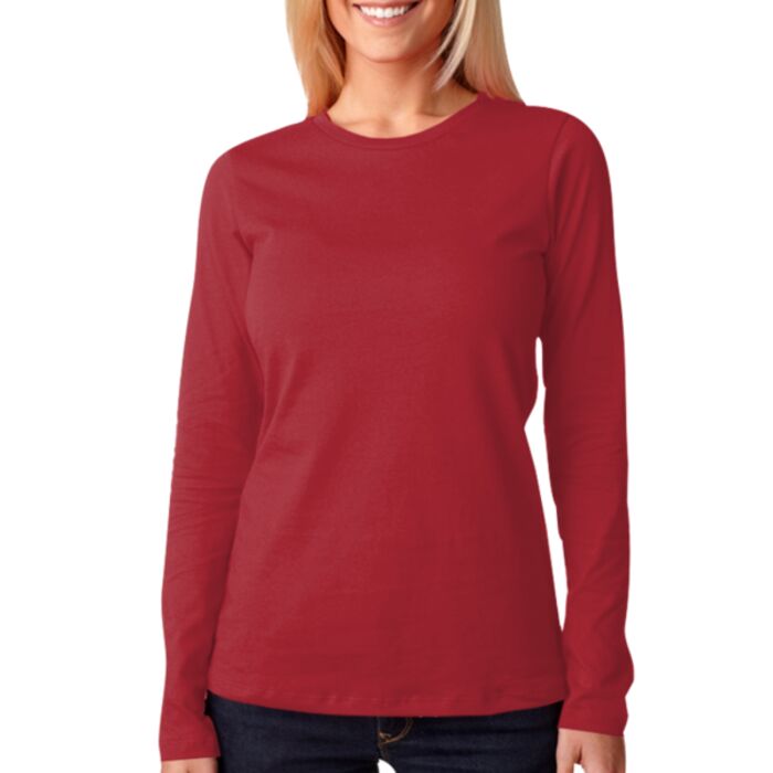 +CANVAS Ladies' Relaxed Jersey Long-Sleeve Tee Thumbnail