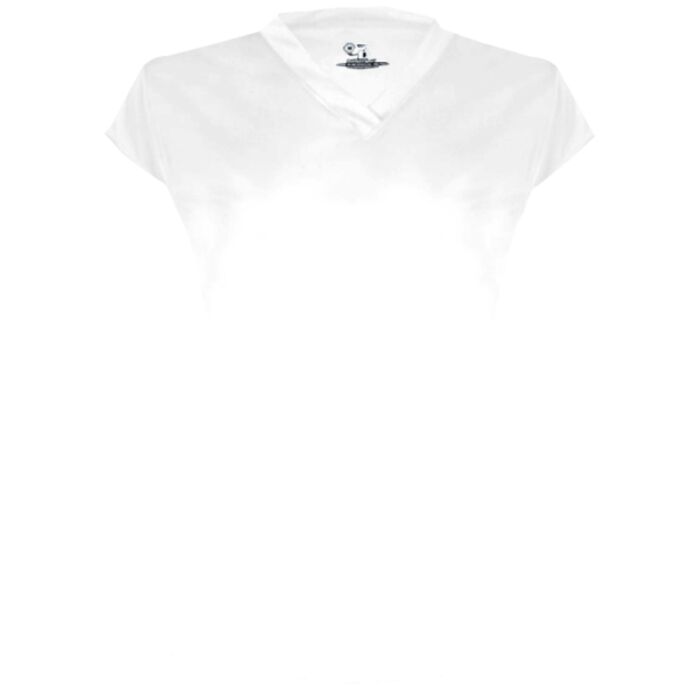 Solid Color Cap Sleeve Ladies Jersey Thumbnail