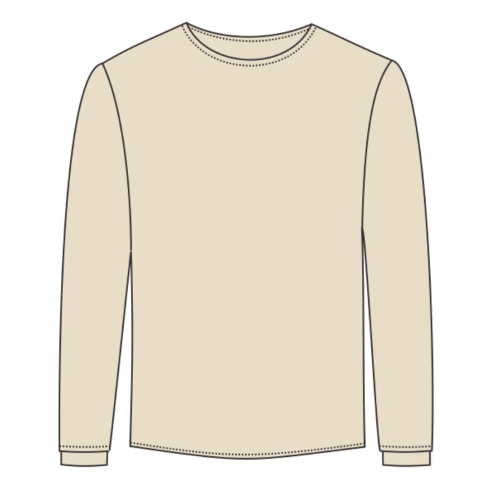 UltraClub Adult Egyptian Interlock Long-Sleeve Mock Turtleneck Thumbnail