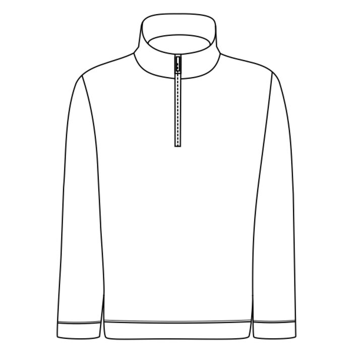 UltraClub® Adult Cool & Dry Sport 1/4-Zip Pullover with Side Panels Thumbnail