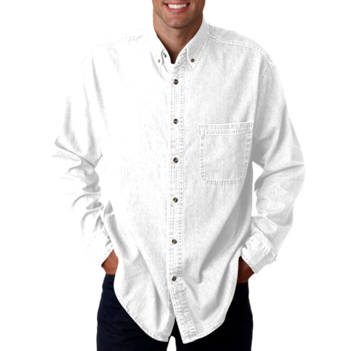 C UltraClub Adult Cypress Colors Woven with Pocket Thumbnail