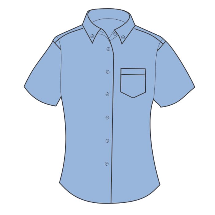 UltraClub Ladies’ Classic Wrinkle-Free Short-Sleeve Oxford Thumbnail