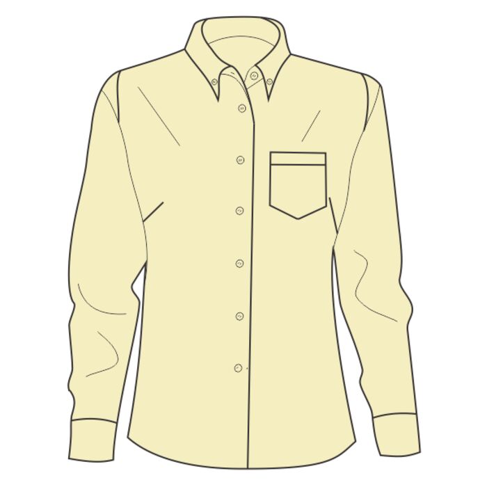 UltraClub Ladies' Classic Wrinkle-Free Long-Sleeve Oxford Thumbnail