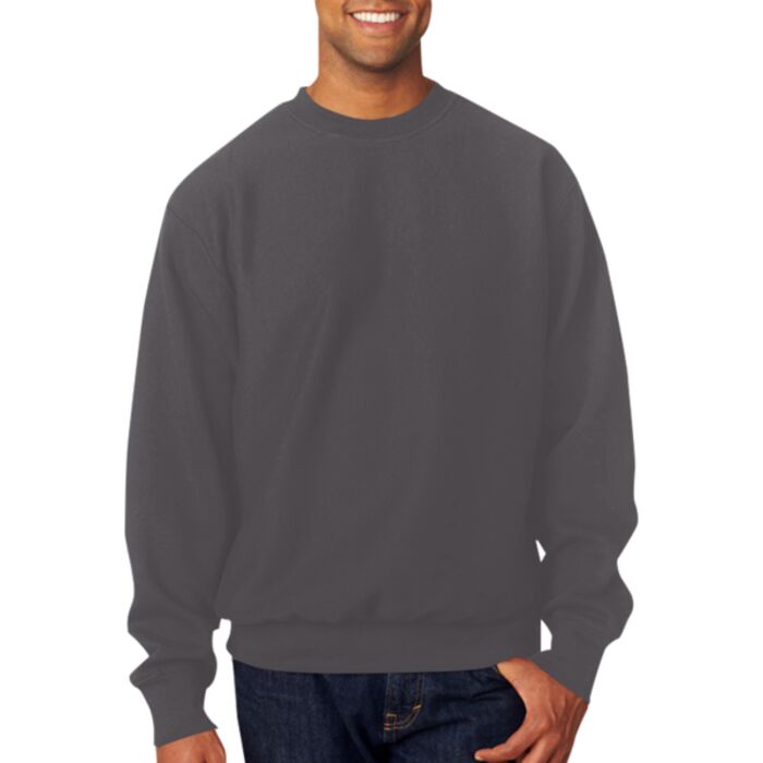 Adult Cross Weave® Crew Neck Sweatshirt Thumbnail