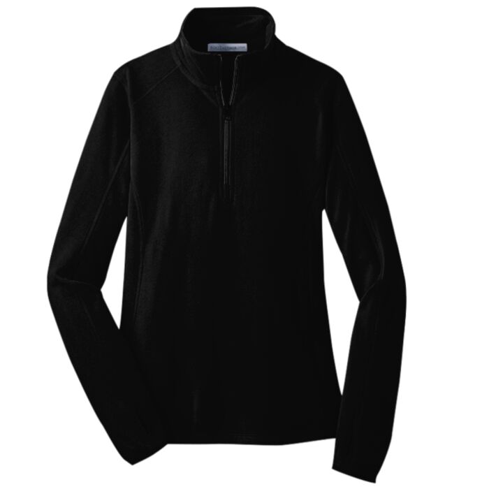 Ladies' Lightweight Micro-Fleece 1/4-Zip Pullover Thumbnail