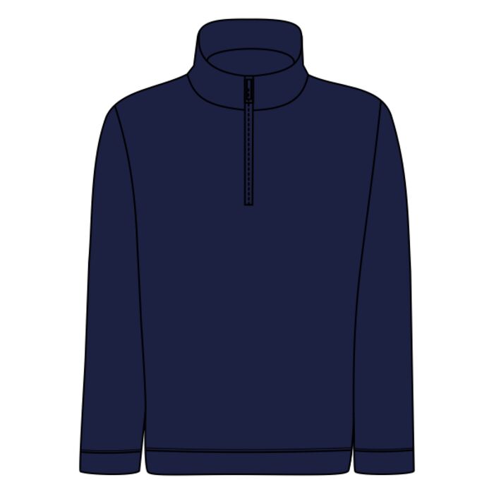 UltraClub® Adult Cool & Dry Sport 1/4-Zip Pullover Fleece Thumbnail