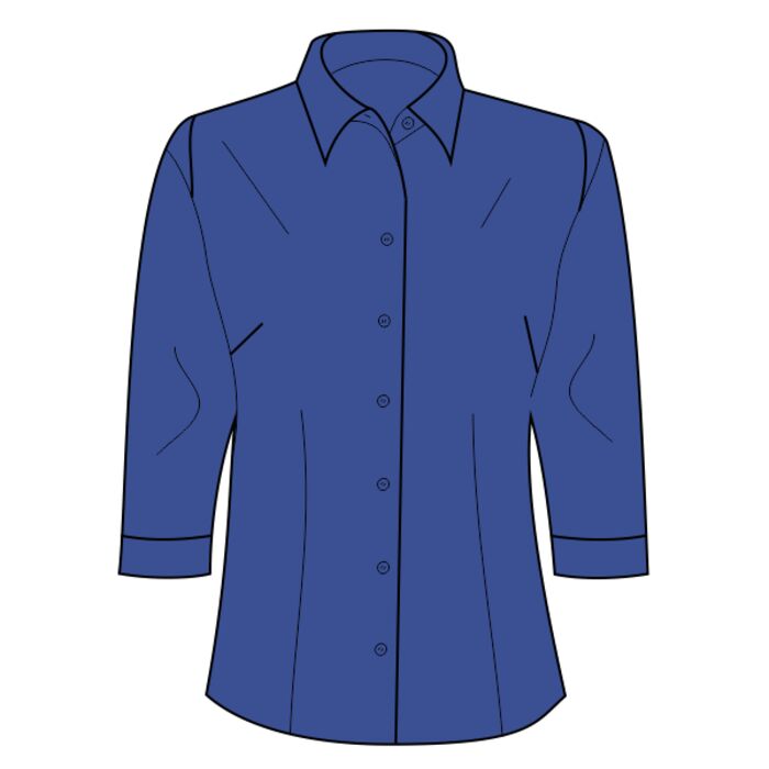 Ladies' 3/4-Sleeve Dress Twill Thumbnail