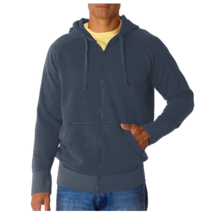 Comfort Colors Adult Garment-Dyed Heavyweight Frayed Full-Zip Hooded Sweatshirt Thumbnail
