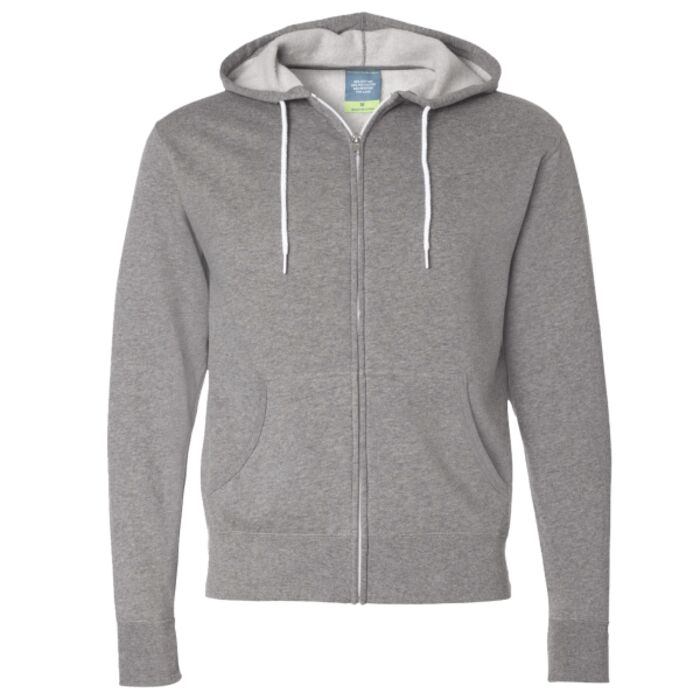 Unisex Lightweight Full-Zip Hooded Sweatshirt Thumbnail