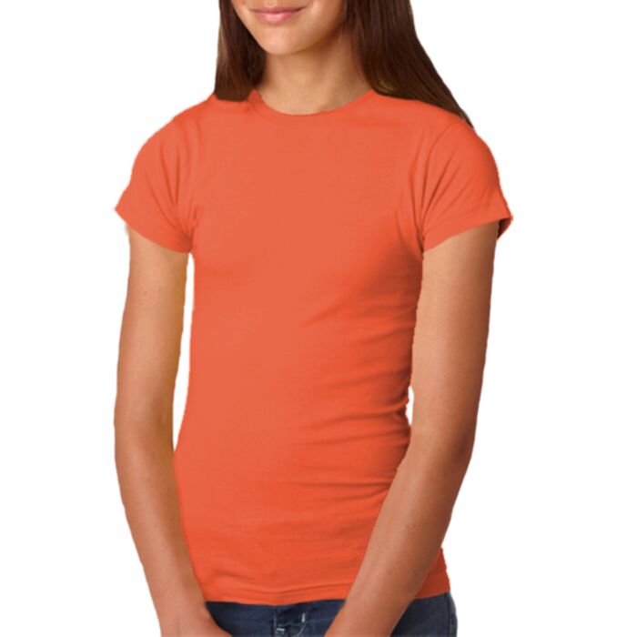 LA T Girls’ Fine Jersey Longer Length T-Shirt Thumbnail