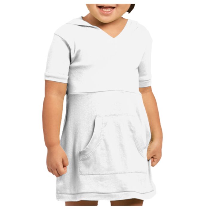 Toddler Hooded V-Neck Dress Thumbnail